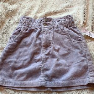Corduroy light purple skirt